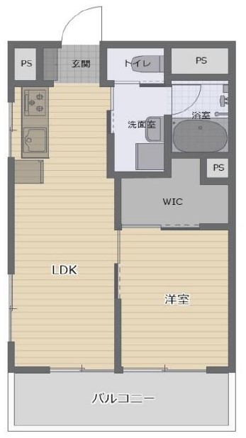 志村三丁目フラワーホームの間取りです。